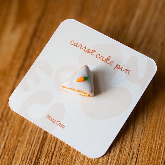Frosted Carrot Cake Pin