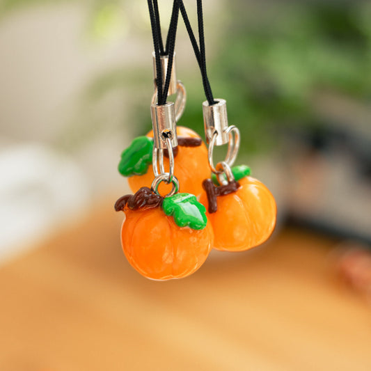 Cozy Pumpkin Phone Charm