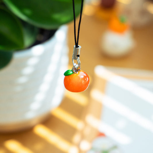 Cozy Apple Phone Charm