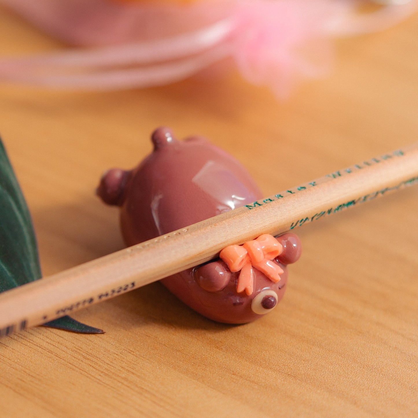 Coquette Bear Pen Holder