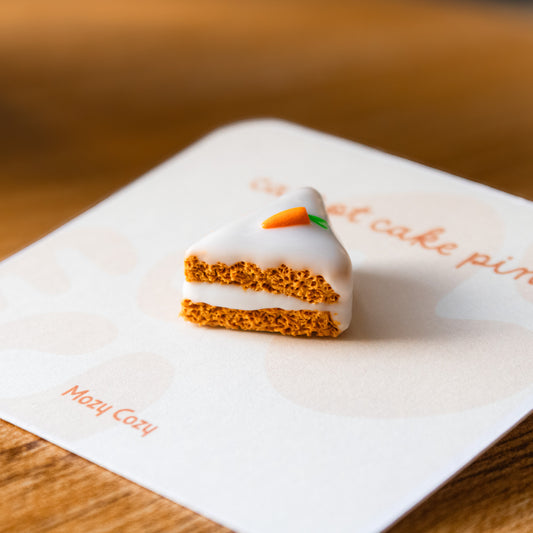 Frosted Carrot Cake Pin
