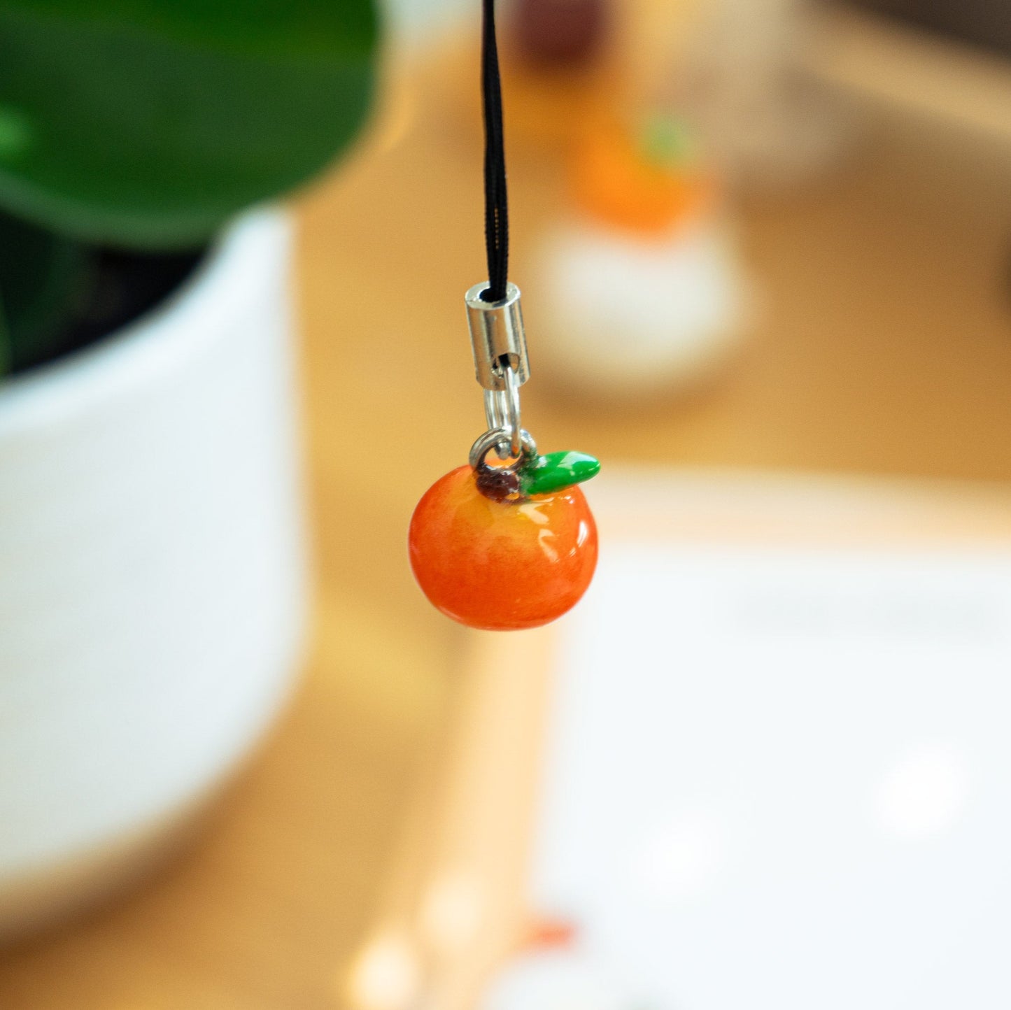 Cozy Apple Phone Charm