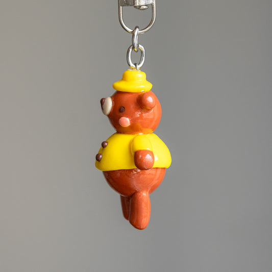 Raincoat Bear Keychain