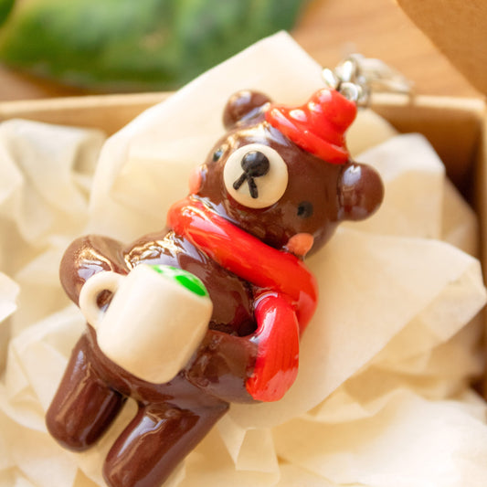 Matcha Bear Keychain