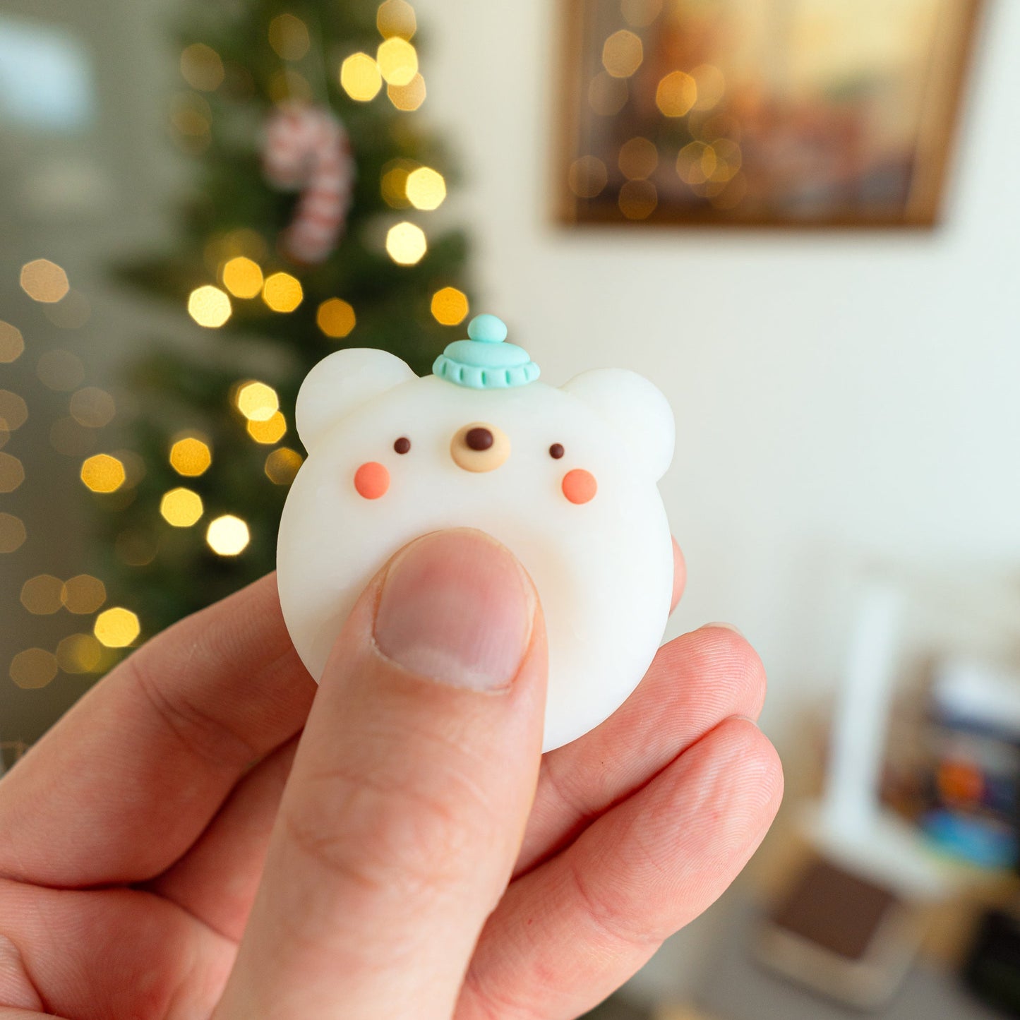 Polar Bear Worry Stone