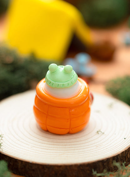 kawaii duck desk friend with cozy hat and puffer jacket, cute gifts for cozy friends.