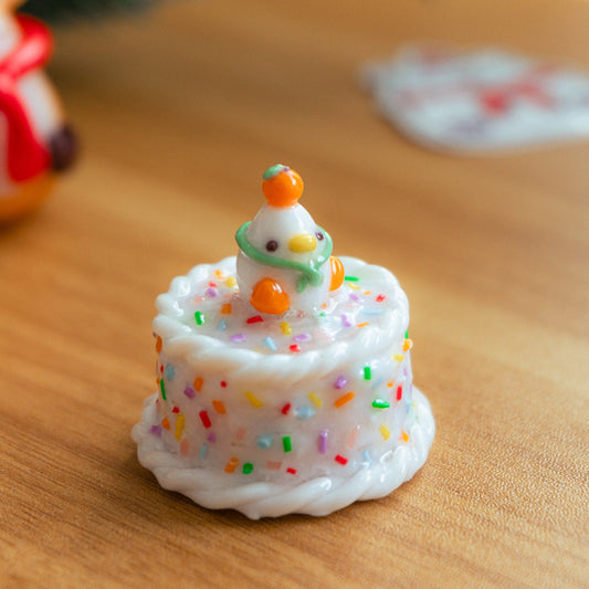 Duckie on a Birthday Cake