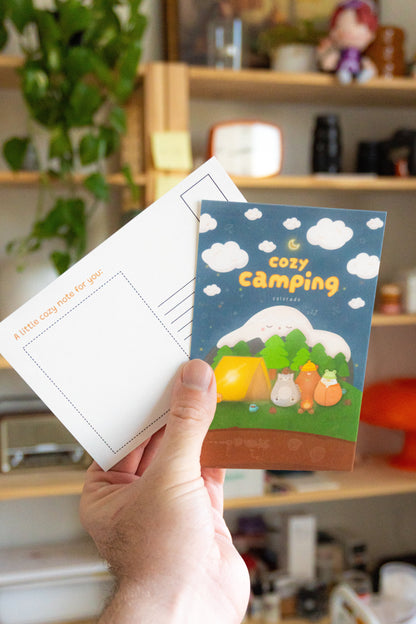 Cozy Camping Post Card / Art Print